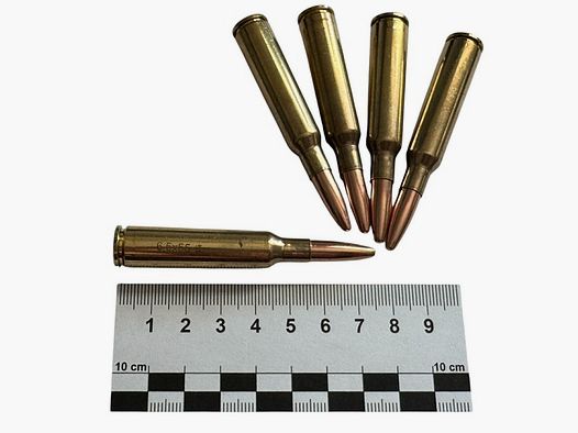 5 sztuk dekomisjonowanej amunicji w kalibrze 6,5x55 SE | 5 sztuk