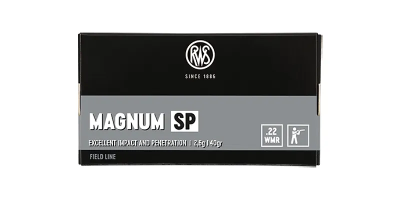 RWS .22 WMR Magnum SP 2.6g/40gr