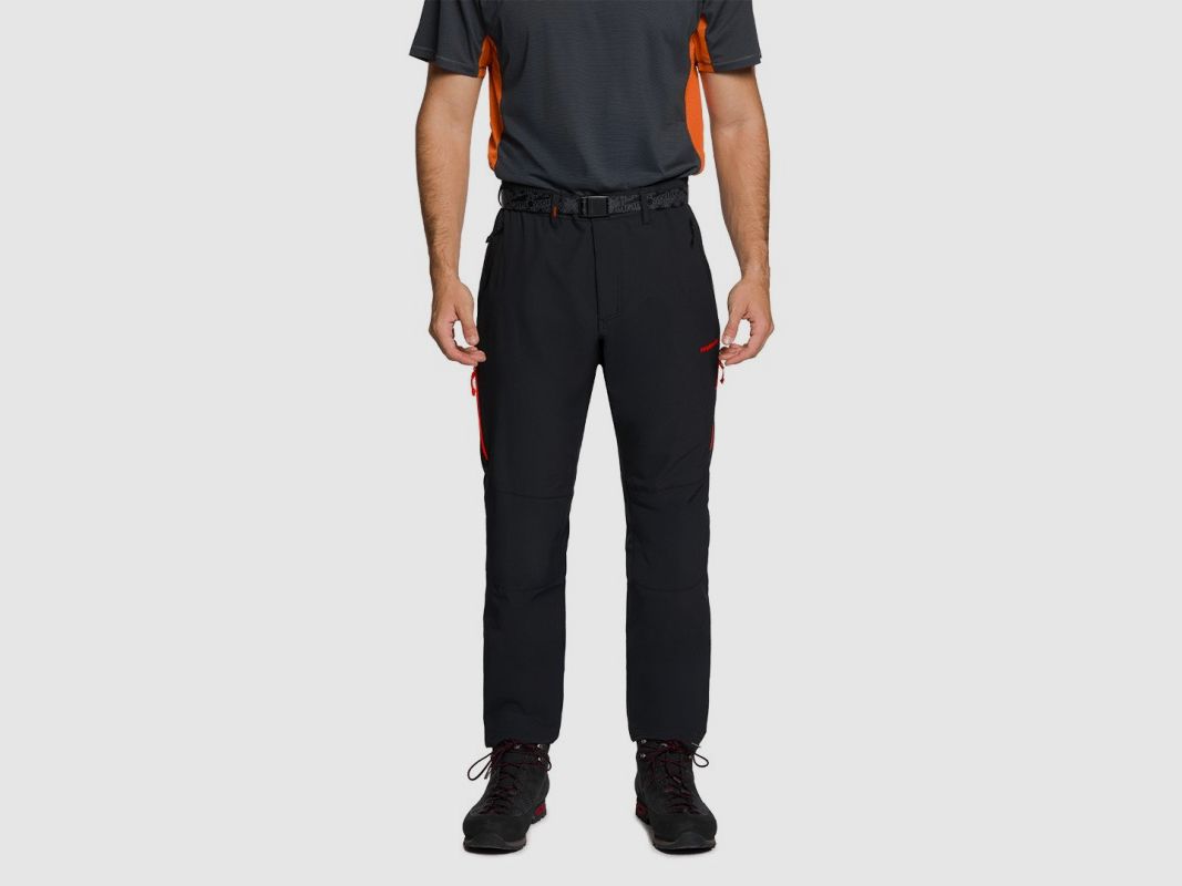 Trangoworld PANTALON LONG LIMOUX NOIR/ROUGE, image 1 sur 4
