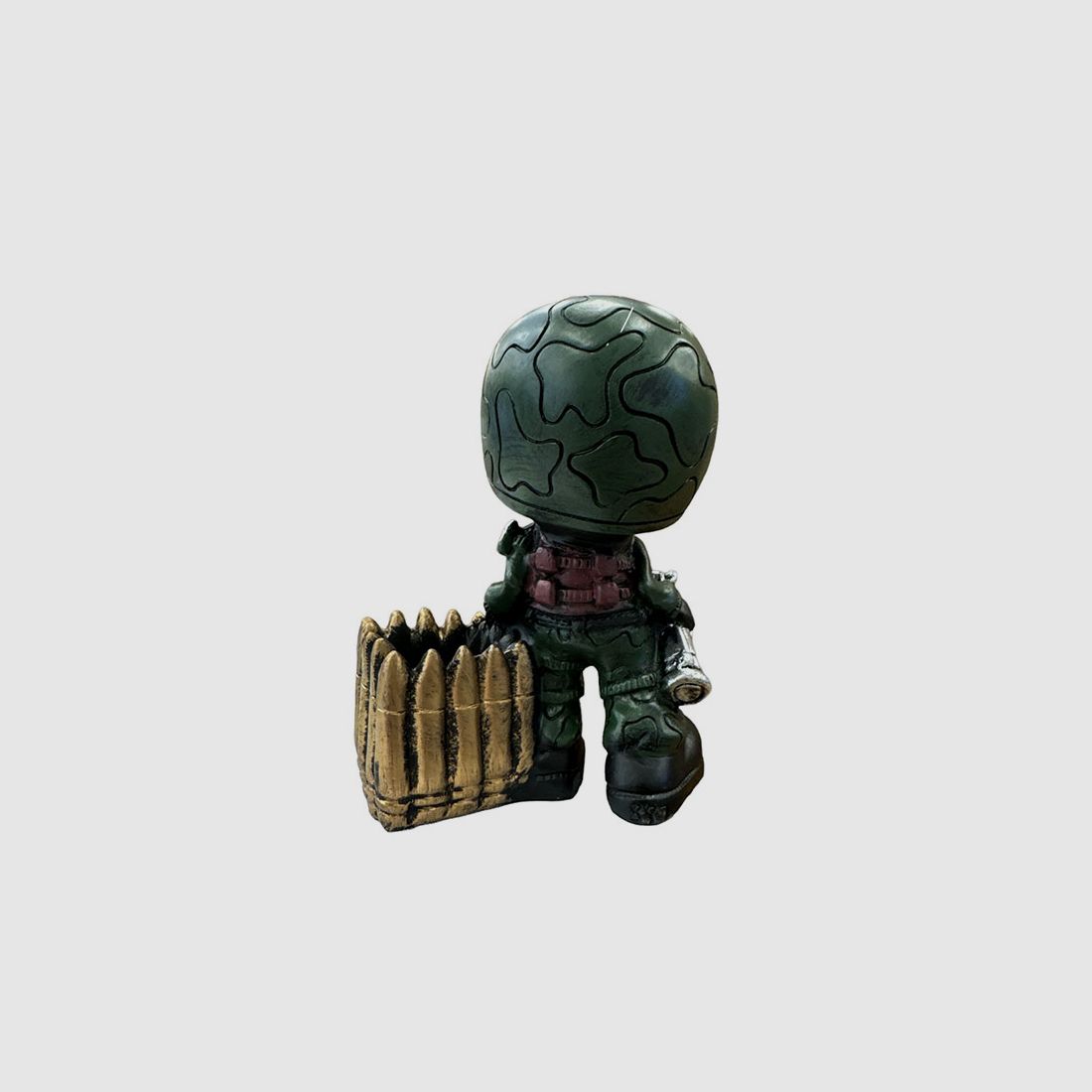 STATUE SOLDIER AMERICAN CORPS AMMUNITION 16CM, image 2 of 2