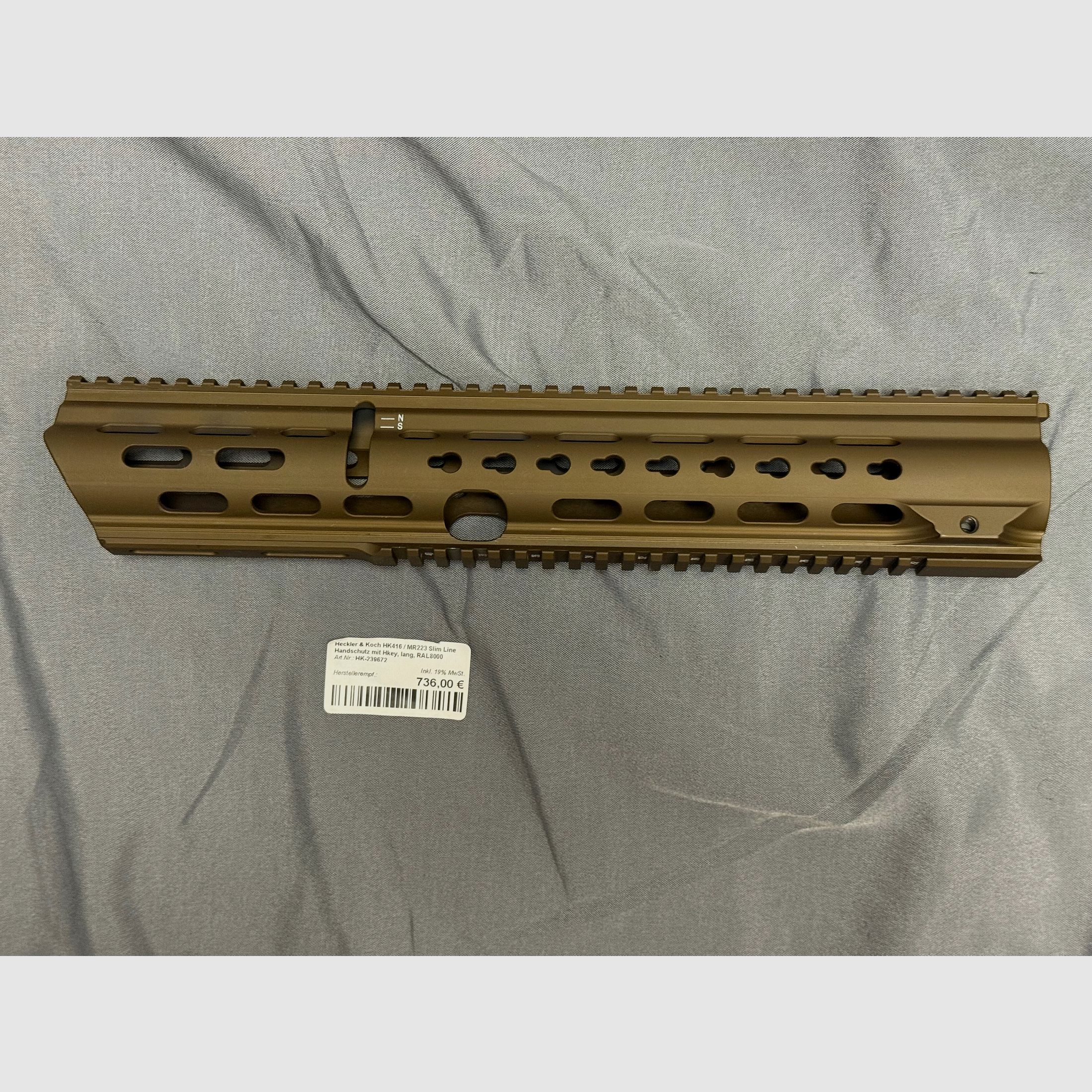HK MR223 Slimline Hkey Handschutz Lang RAL8000