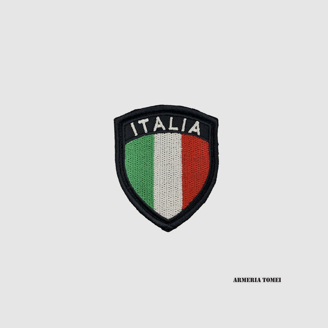 PATCH – ITALY EMBROIDERED WITH VELCRO - blue