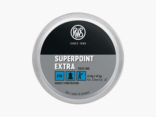 RWS Superpoint Extra 0,94g 250pz 5,5mm Diabolo