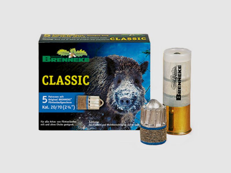 Brenneke Classic .20/70 24g 5 patronen