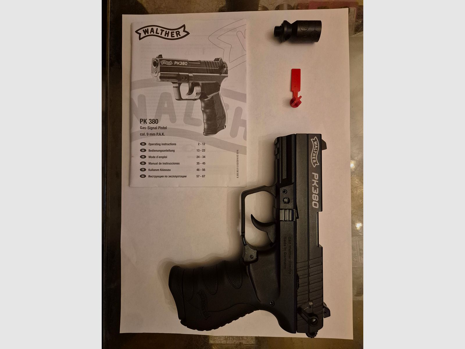 --- PK 380 --- NEU --- 9mm P.A.K ---