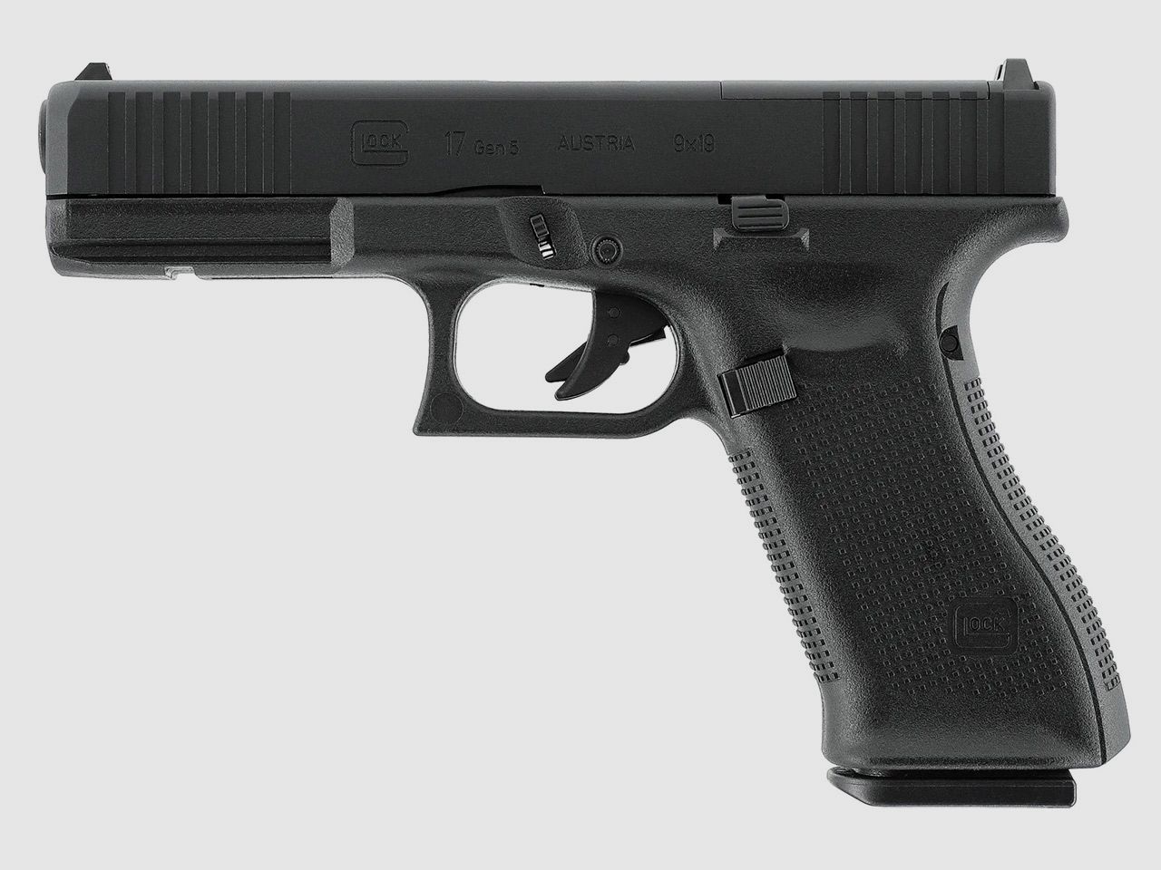 CO2 Pistole Glock 17 Gen5 MOS Blow Back CNC-Aluminiumschlitten Kaliber 4,5 mm BB (P18)