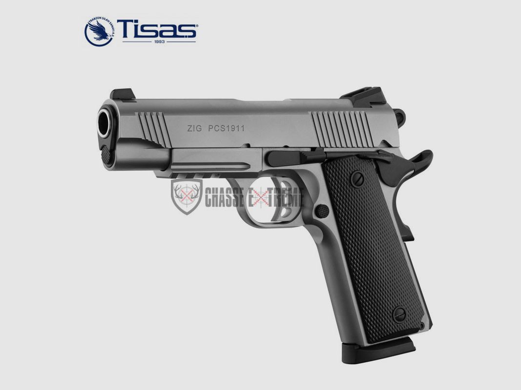 Pistola TISAS Zig Pcs 1911 Inox 4,25", immagine 3 di 6