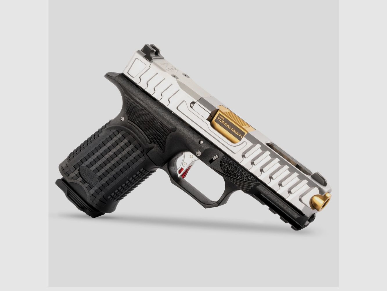 BUL ARMORY AXE COMPACT TOMAHAWK SILVER 9x19mm, immagine 2 di 2