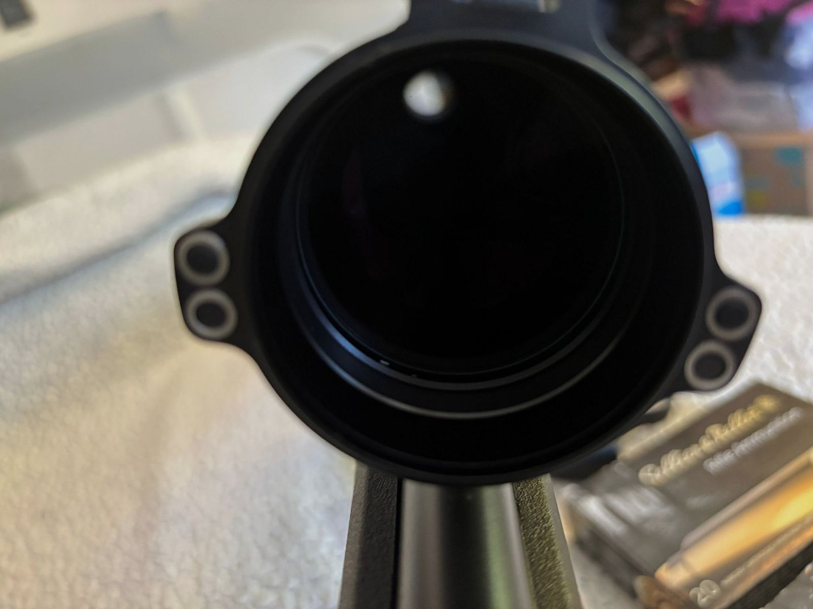 Zielfernrohr Z9I Swarovsky mit Balistikturm, Montage und original Swarovsky Schutzkappen