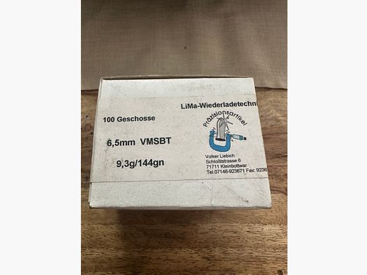 Projectielen 6,5mm 100 stuks