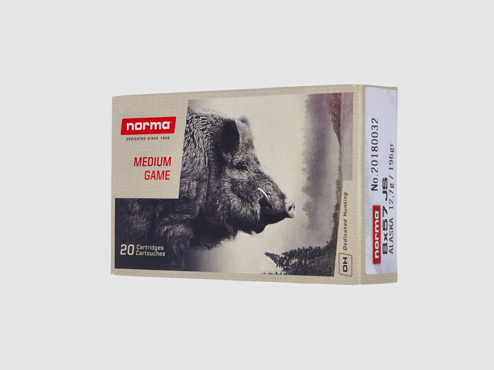 Norma 8x57 JS Alaska 196 gr. - 20 pcs.