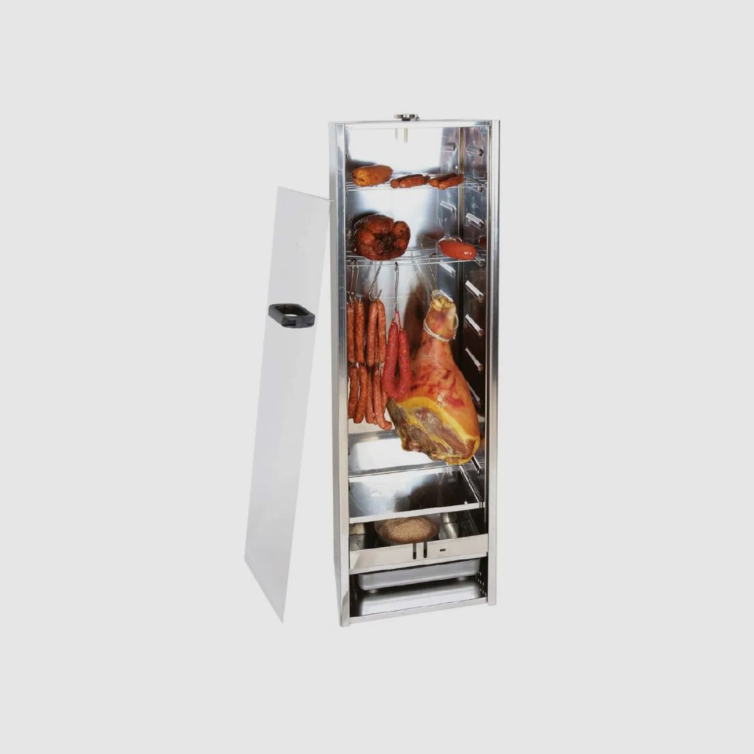 Fumoir Peetz 77001 acier aluminisé 120 cm, image 6 sur 12