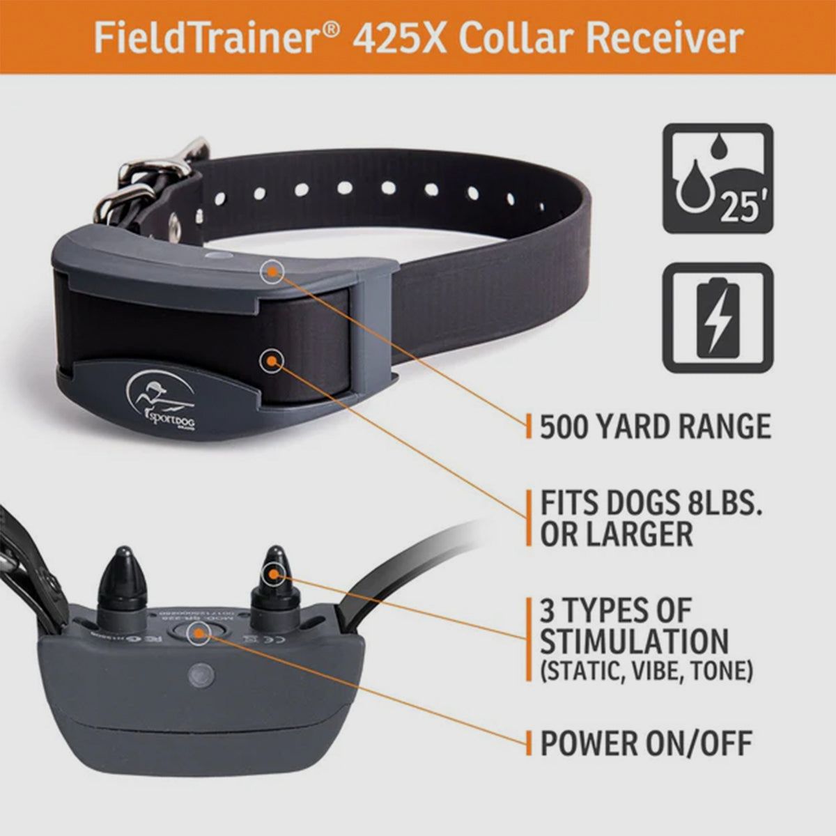SportDOG FieldTrainer 425x Hundetraining Halsband, Bild 3 von 3