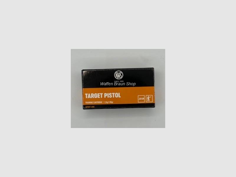 RWS .22 l.r. TARGET PISTOL 50 Stück