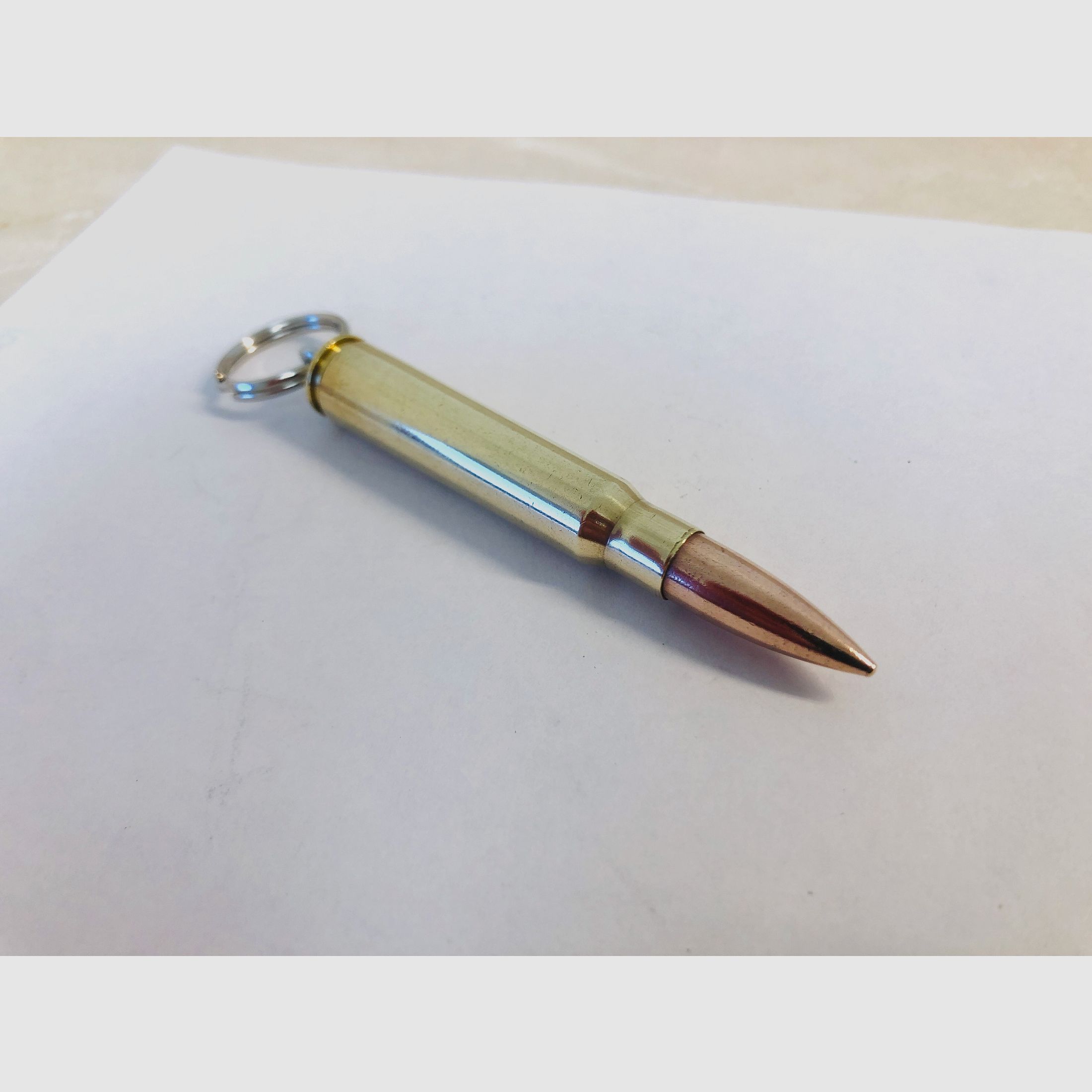 ••• Schlüsselanhänger mit 8x57 IS (InfanterieSpitz)  - Patrone •••, Bild 1 von 9