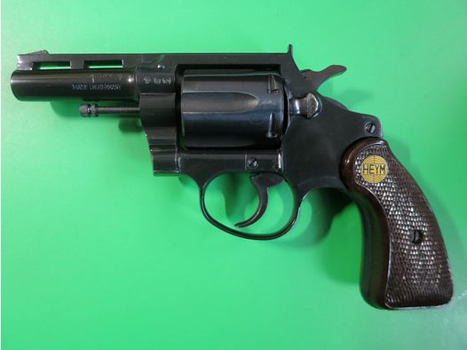 Revolver Heym Model Detective, caliber 22 Magnum, .22 WinMag, falling game revolver, like new #73