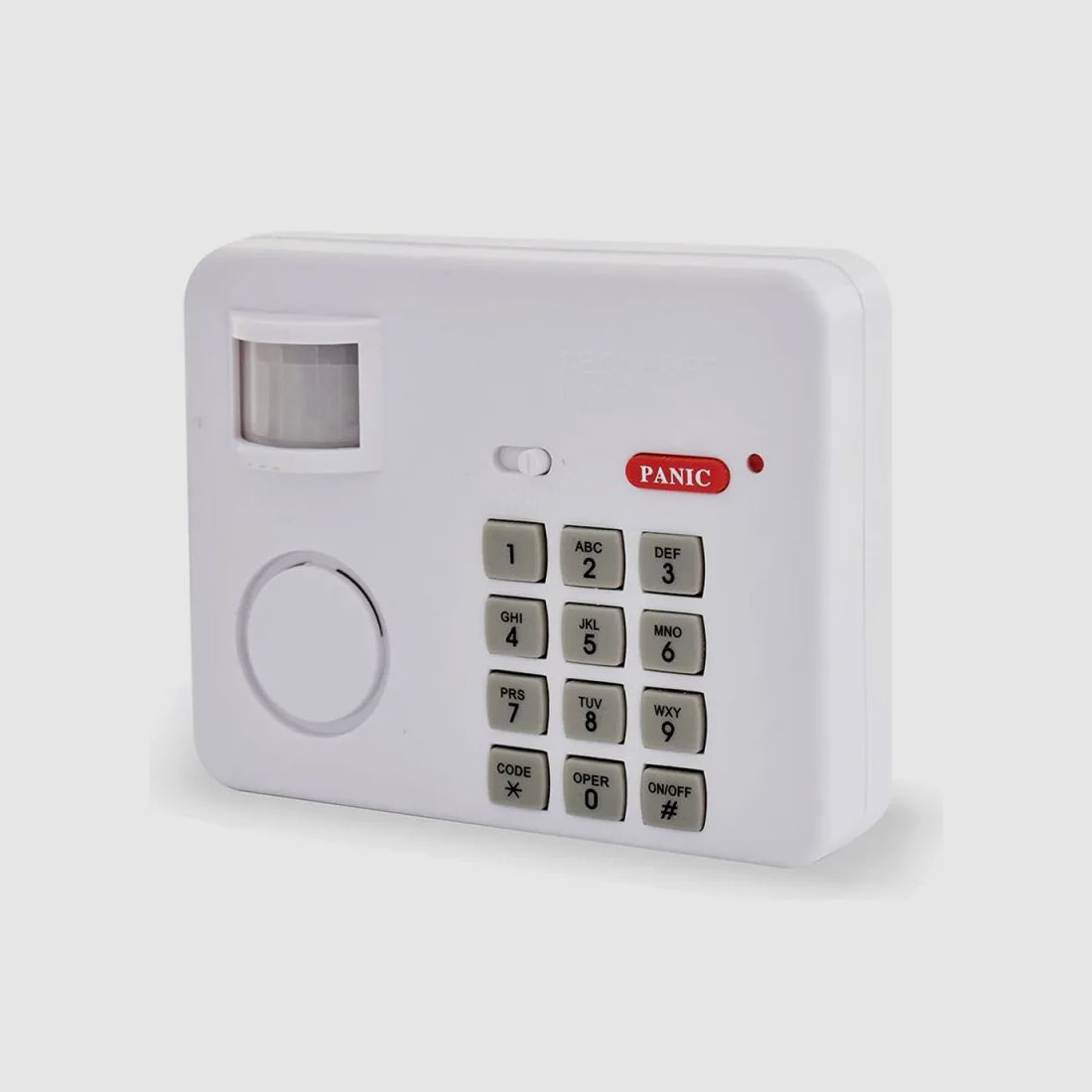 Alarme clavier No panic sirène 90dB 4 modes 13.5x10.5x3.7 cm, image 1 sur 4