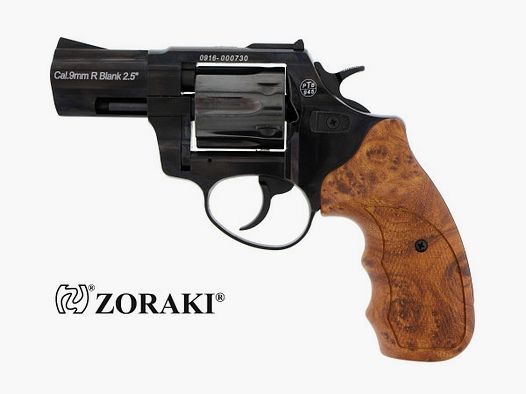 ZORAKI R1 - 2,5" - 9MM R.K. - GLANZEND/HOUTGREP