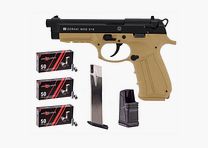 Zoraki 918-P Pistola a Salve Desert 9mm PAK Set di Cartucce