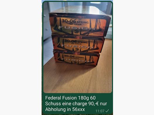 Federal Fusion 30-06  180g.