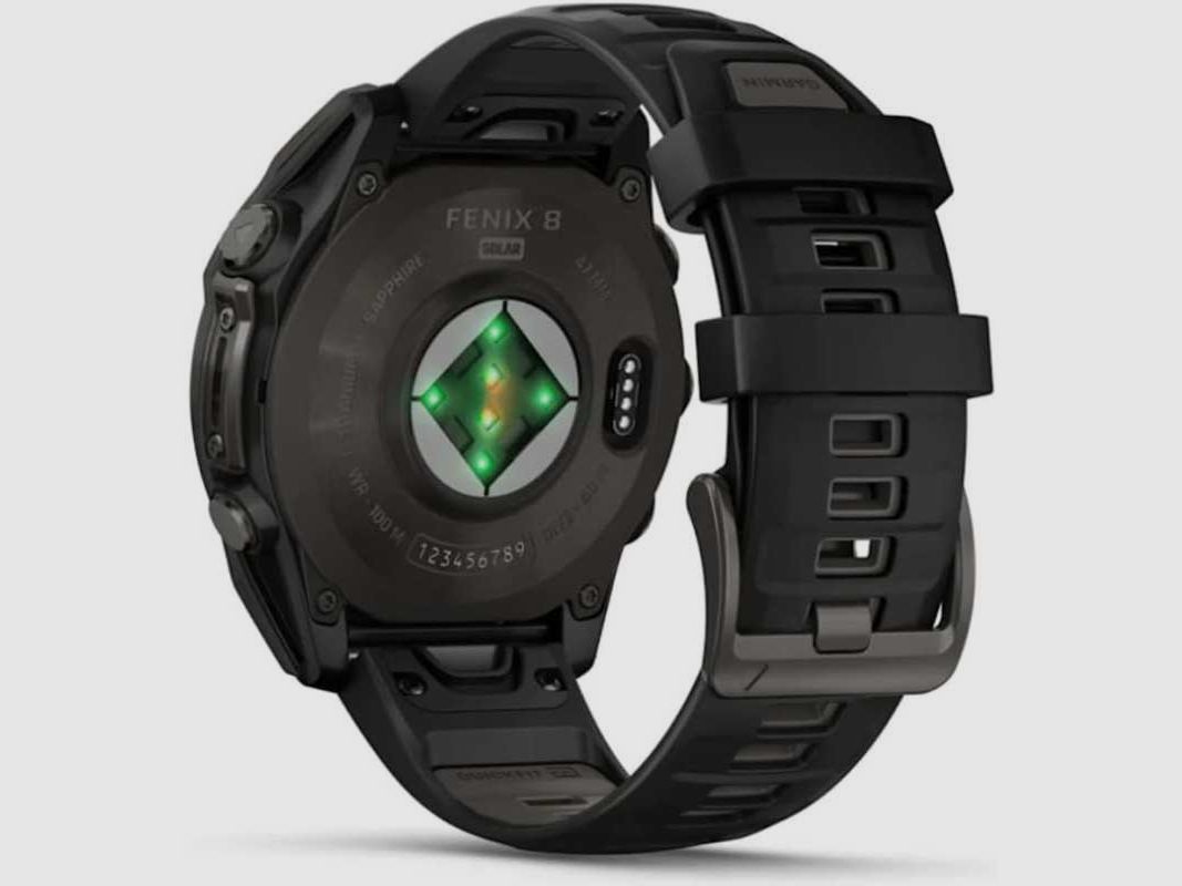 Garmin fēnix® 8 - 47 mm, Solar, Saffier Titanium Zwart, afbeelding 5 van 8