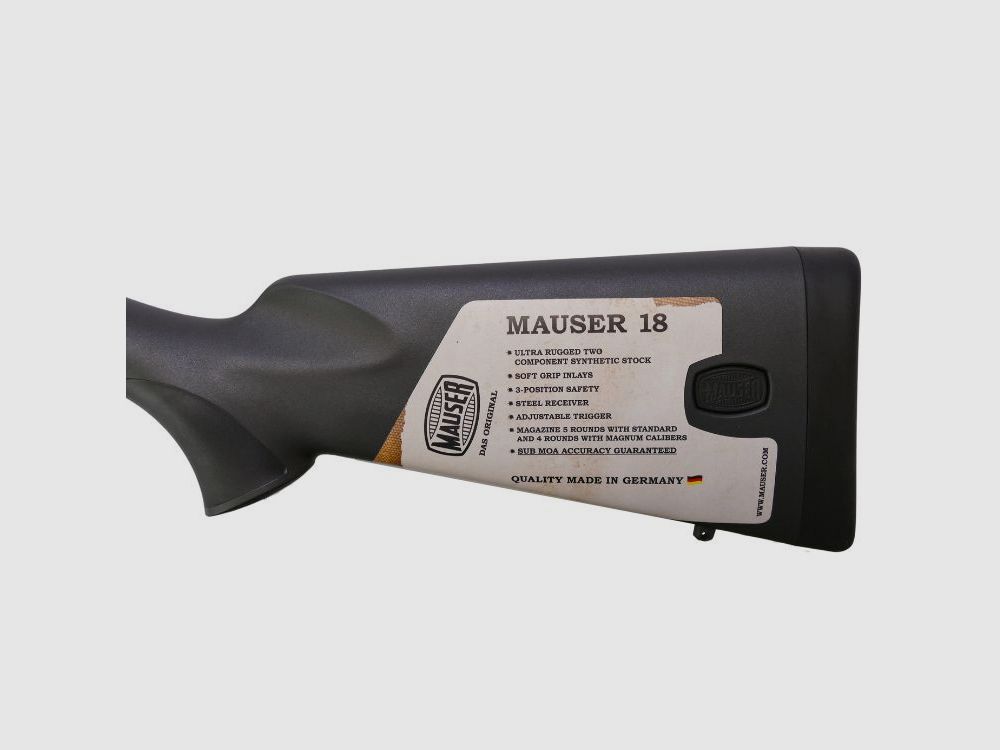 Mauser M18 MG M15x1 longueur de canon 51 cm .308 Win pack pour jeunes chasseurs carabines à verrou, image 6 sur 6