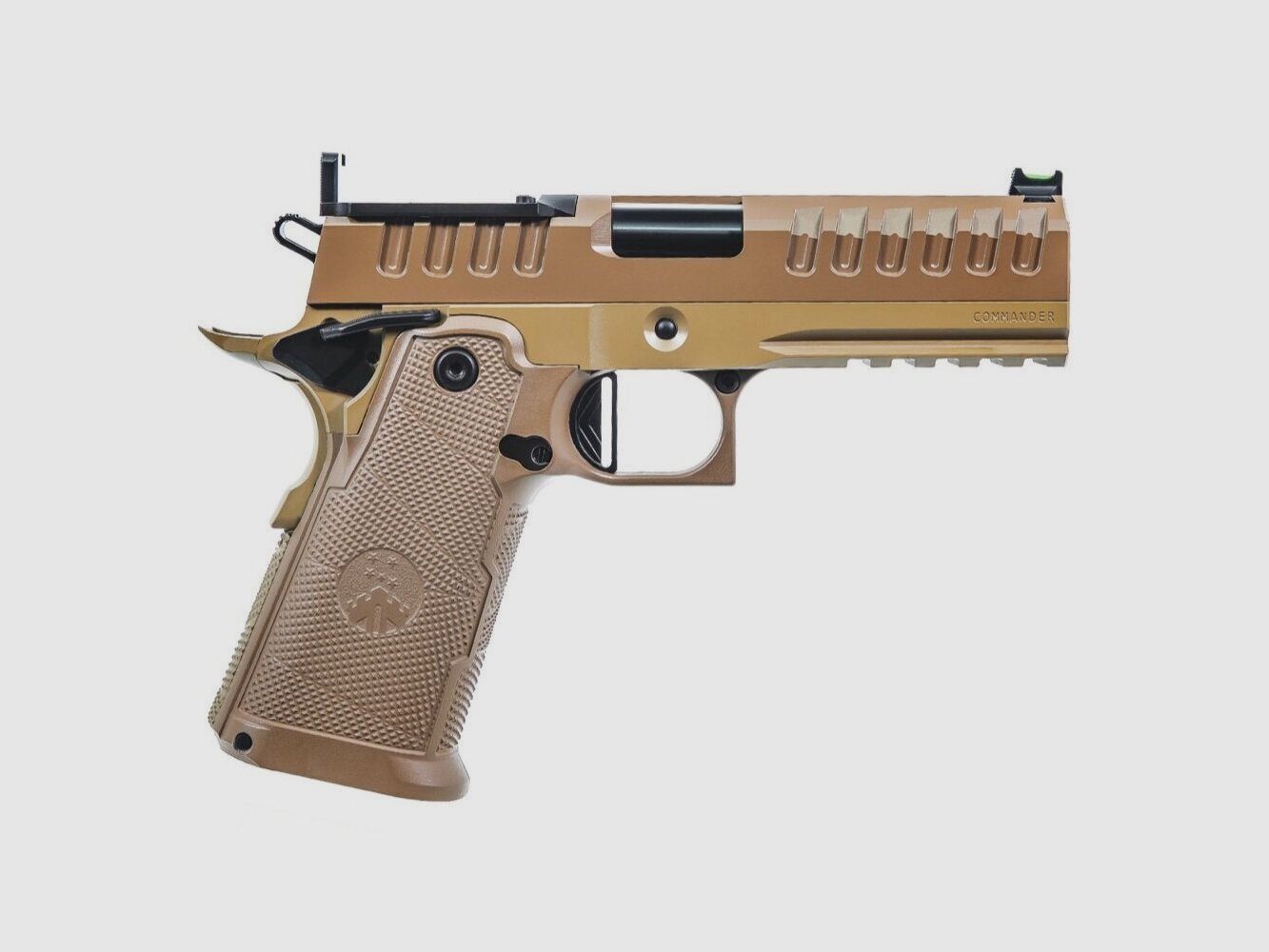 Pistole Watchtower Apache Commander 2011 9x19mm – FDE, Bild 1 von 2