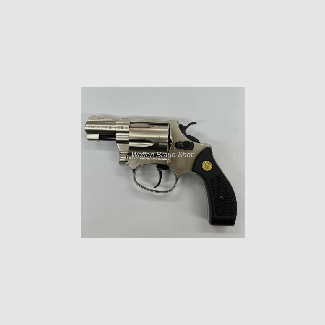 Smith & Wesson Chiefs Special Nickel 9mm P.A.K.