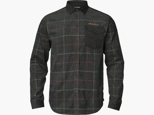 Chemise à carreaux en velours Kaldfjord Phantom M