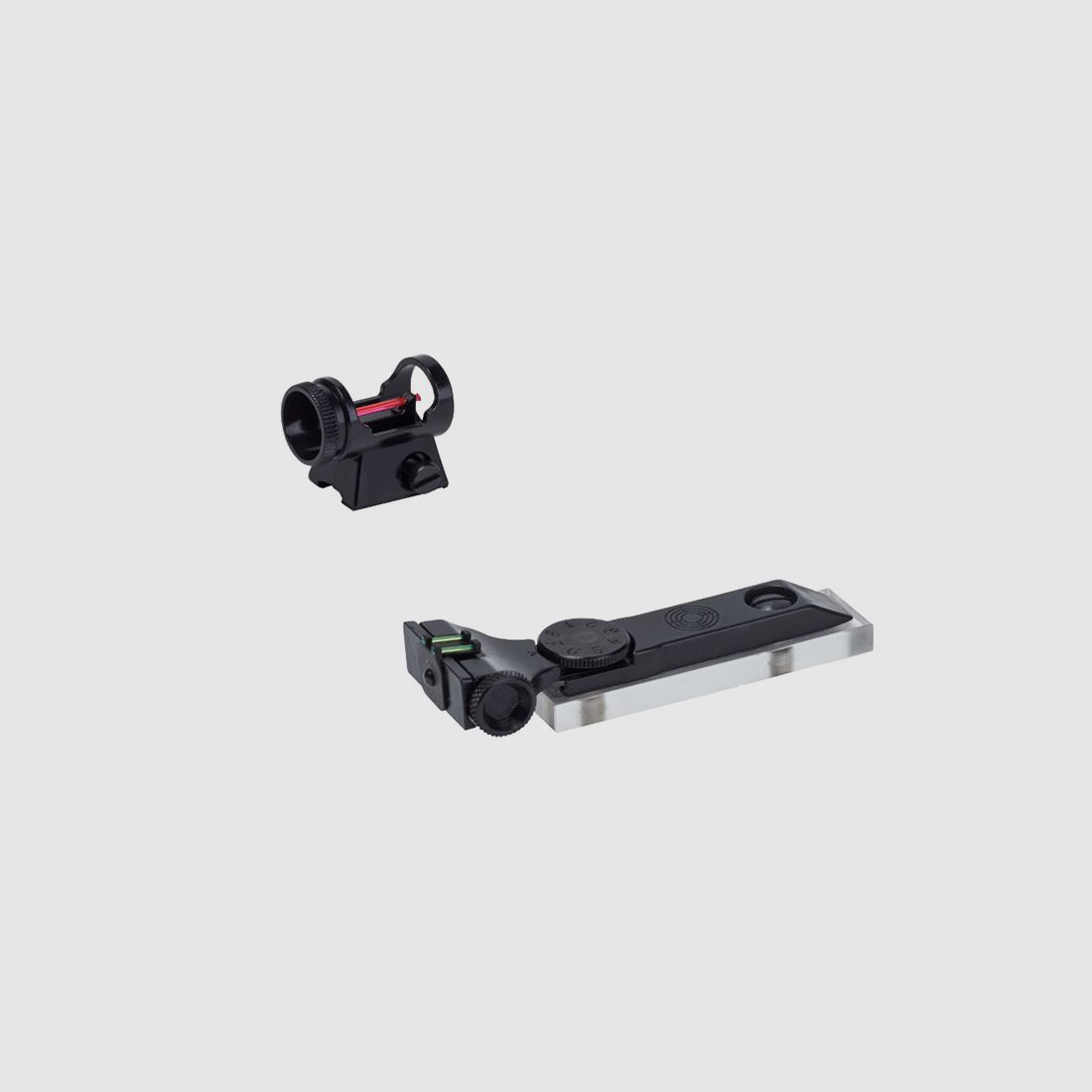 Fiberoptik-Visierung komplett fĂĽr Luftgewehr Weihrauch HW30 HW35 HW50 HW80 HW85 HW90 HW95, Ersatzteil