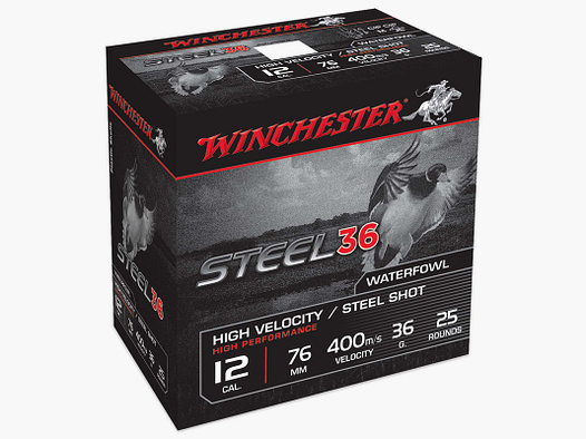 Winchester Steel Magnum .12/76 36g #5 (3,0mm) 10 cartuchos