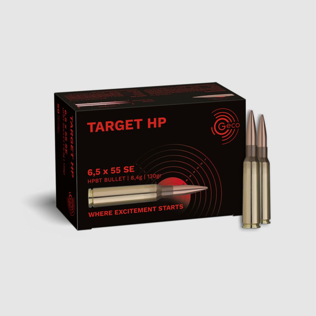 Geco Target HP 130grs 50St 6,5X55