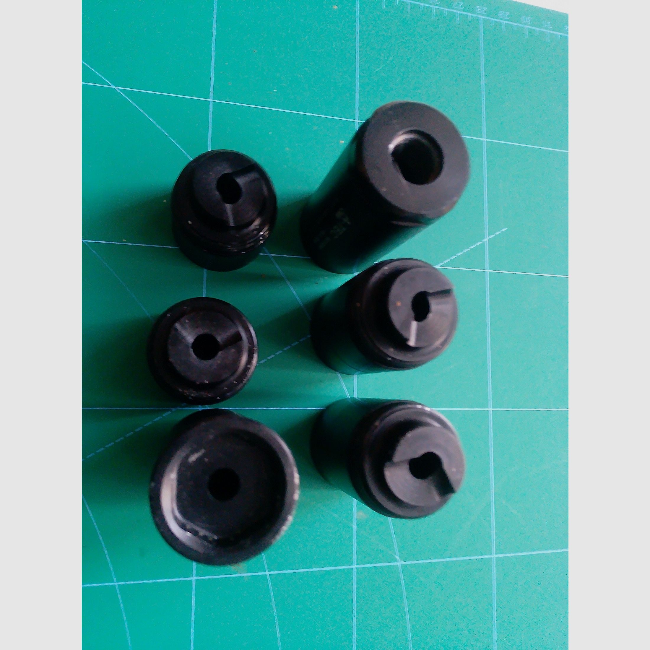 1 x Schalldämpfer 1/2" 20 UNF Gewinde 9 Kammern 4,5 mm A-Tec Norwegen