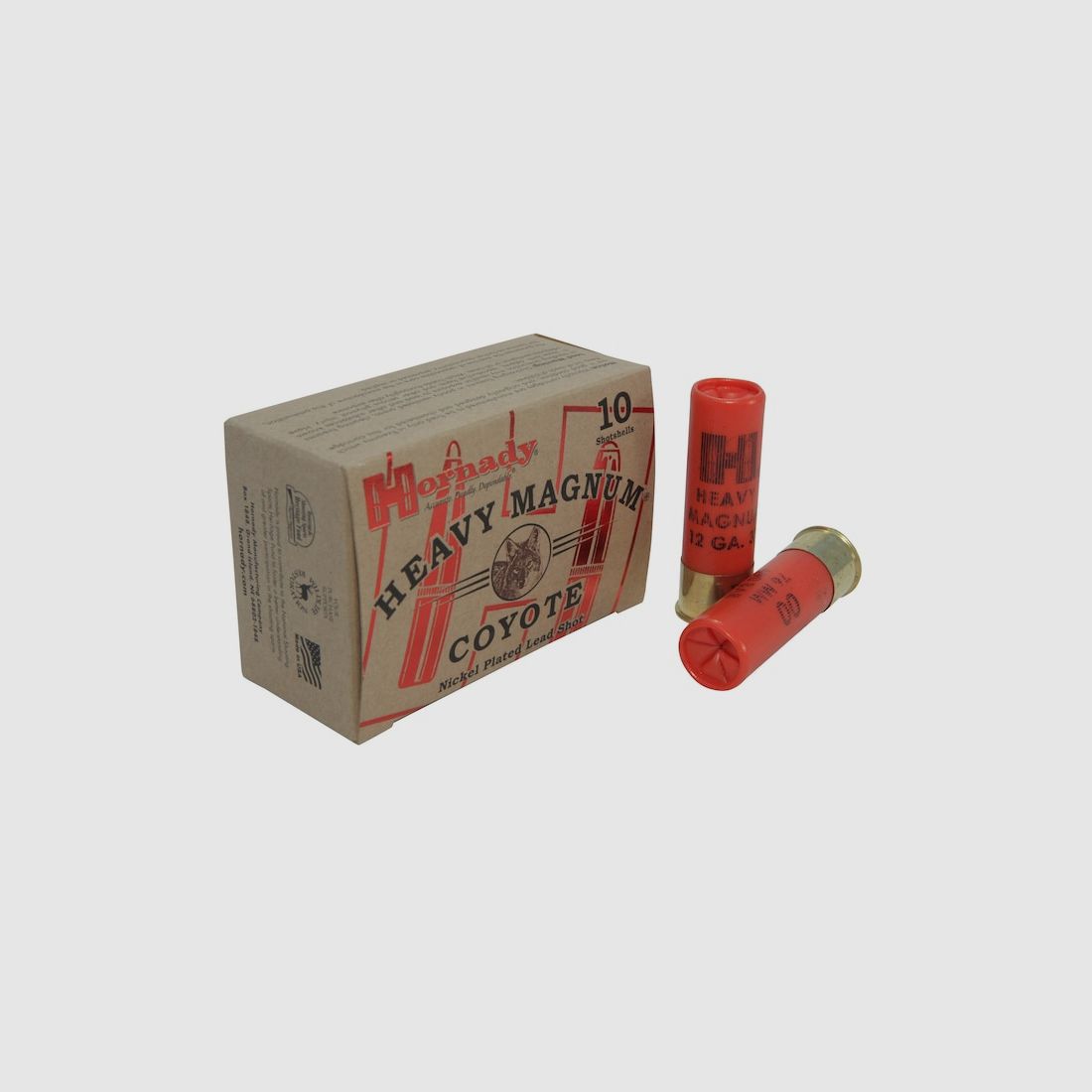 Hornady Shotgun Cartridge Heavy Magnum Coyote .12/76 42g #00 (8.4mm) 10 Cartridges