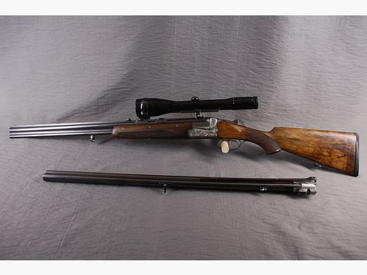 Merkel / Suhl break-action rifle with interchangeable barrel