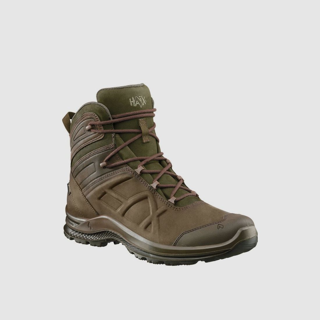 HAIX Herren Outdoorstiefel BLACK EAGLE Nature GTX mid braun/grün