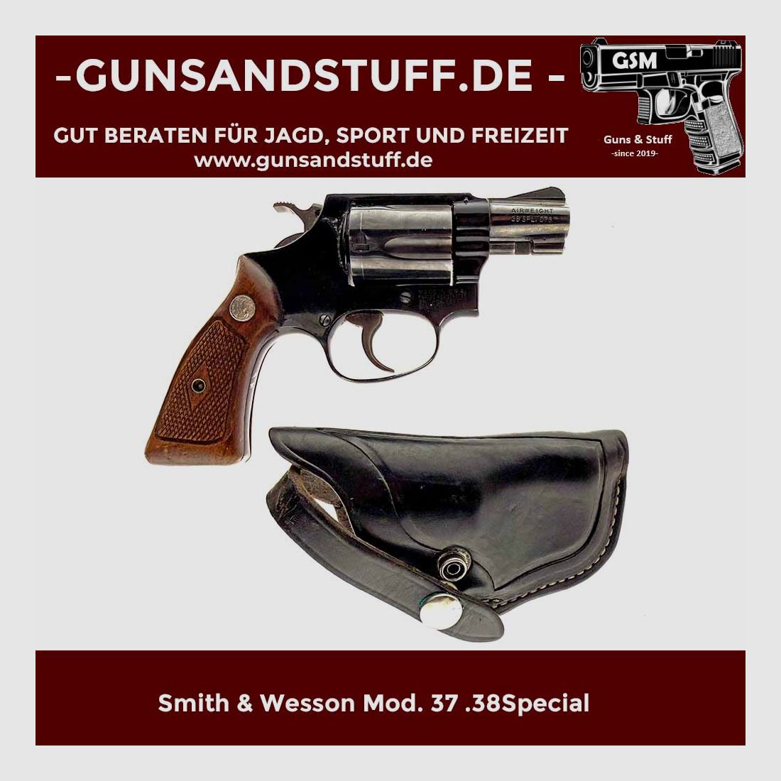SMITH & WESSON Mod. 37 .38Special, afbeelding 2 van 3