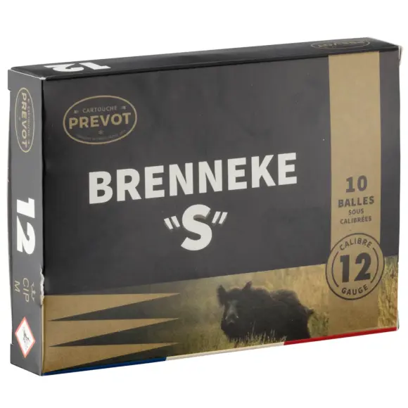 Prévot Brenneke S Cartucho Calibre 12/70, imagen 1 de 6