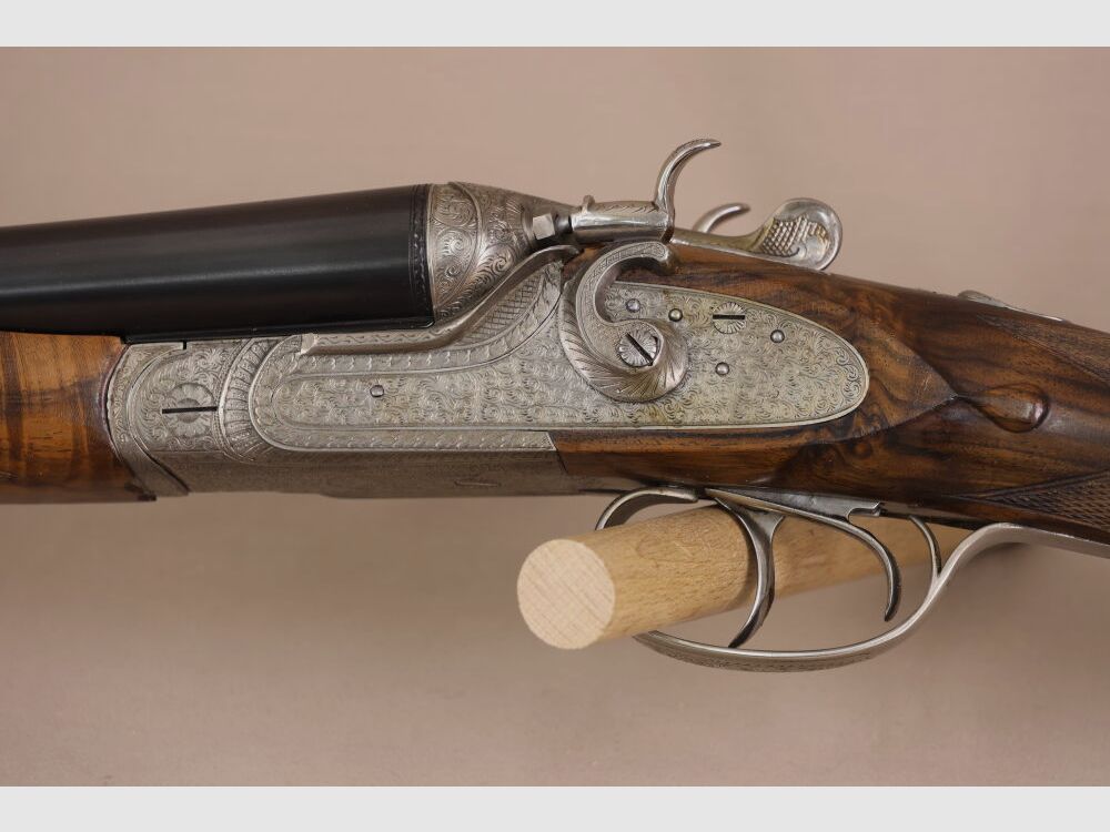 Armas Ego - Eibar Hahn - Doppelflinte // Seitenschloss // absolutes LUXUS Holz