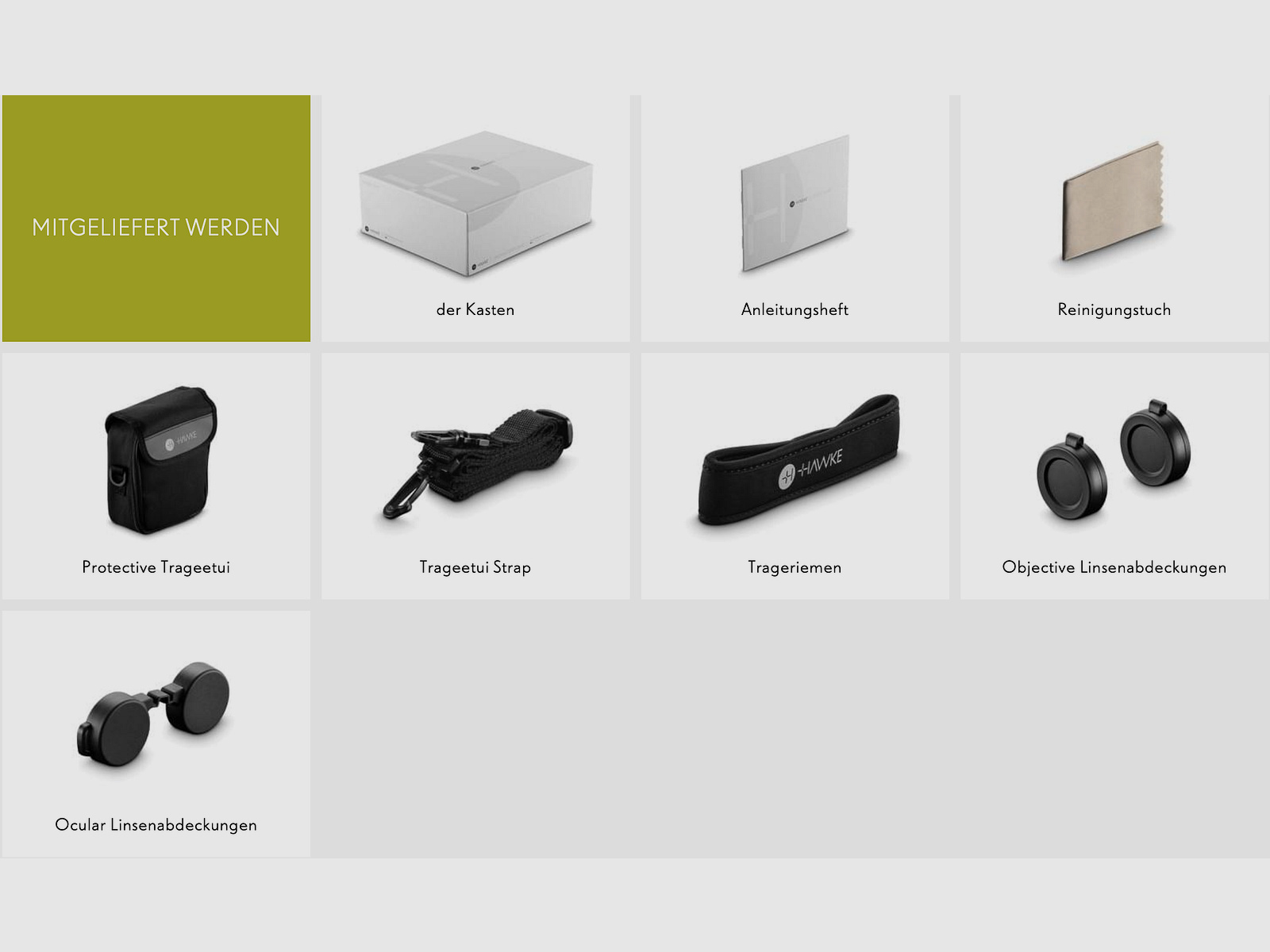 Hawke 35101 Nature Trek 10x32 Fernglas mit Trageriemen