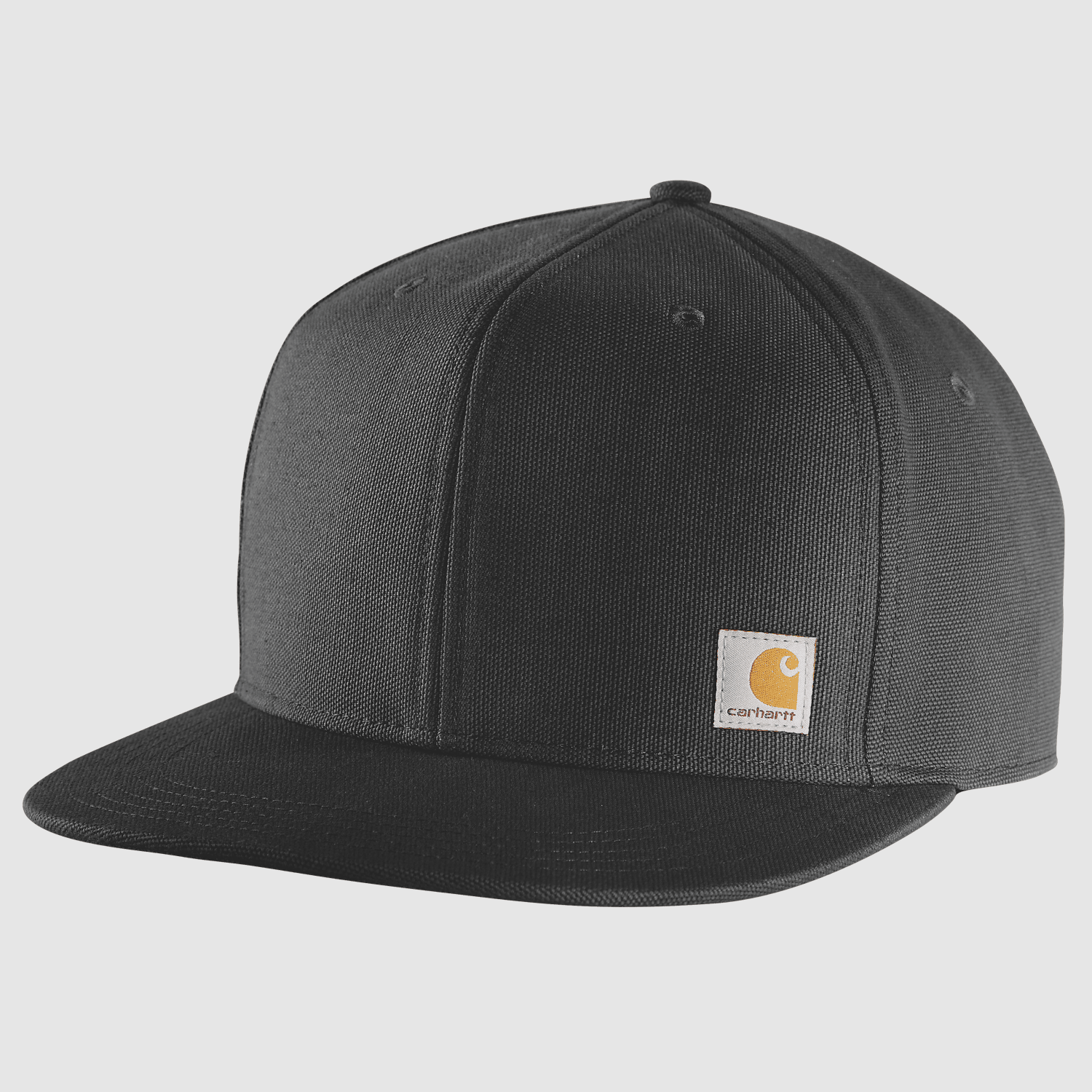 Czapka Carhartt Firm Duck Flat Brim Męska Czarna