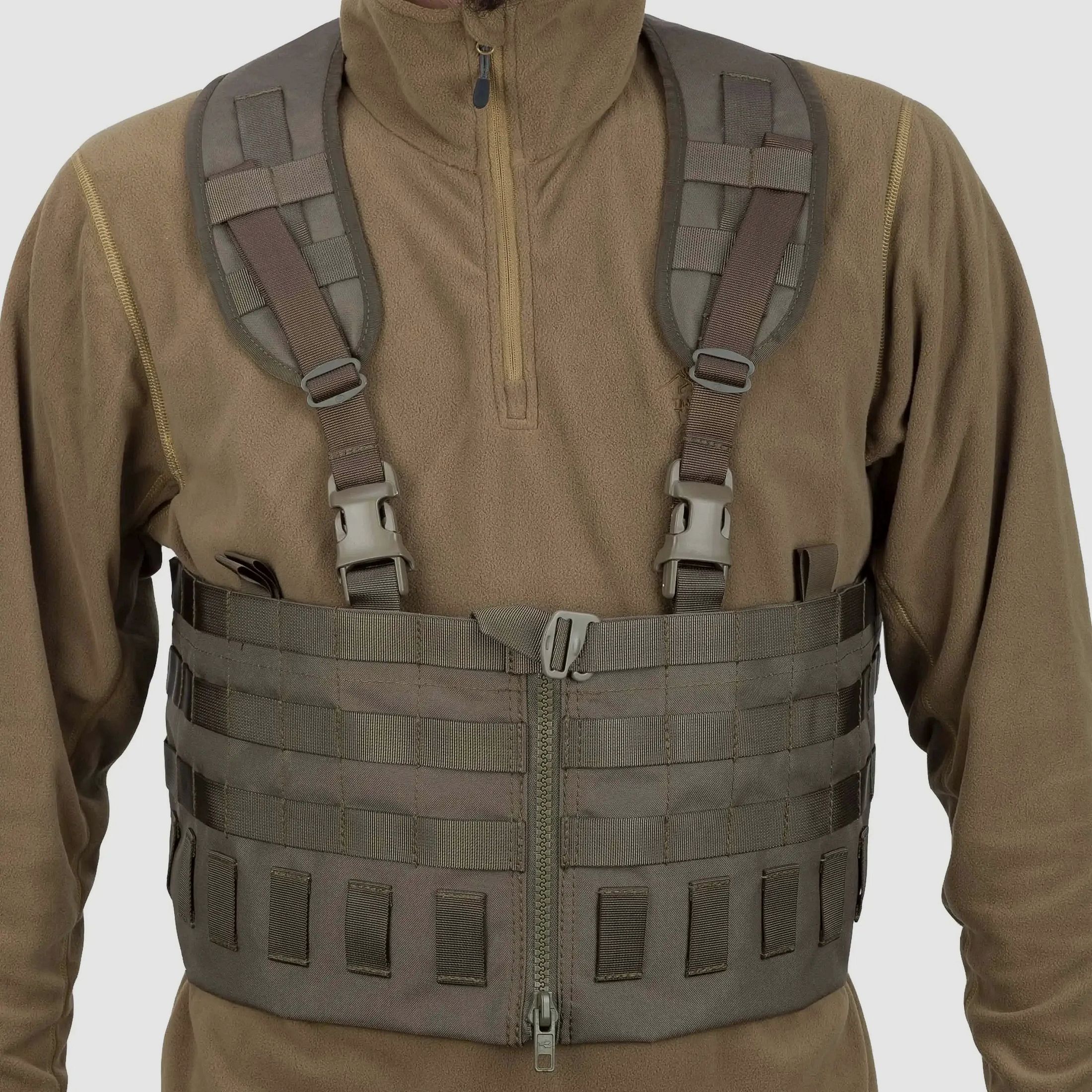Gilet de poitrine Zentauron modulaire à l'avant divisé