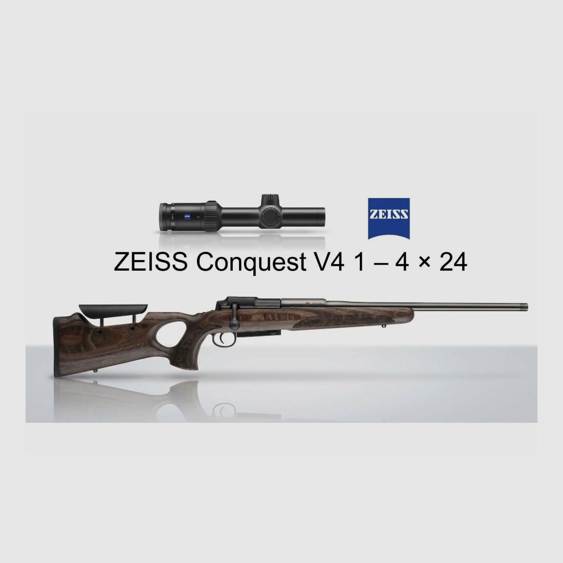 Mauser 25 Max .308 Win. Carabine linéaire + ZEISS Conquest V4 1-4x24 .308Win, image 1 sur 5