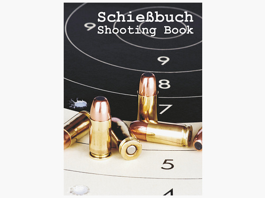 Shooting book for sports shooters motif bullet