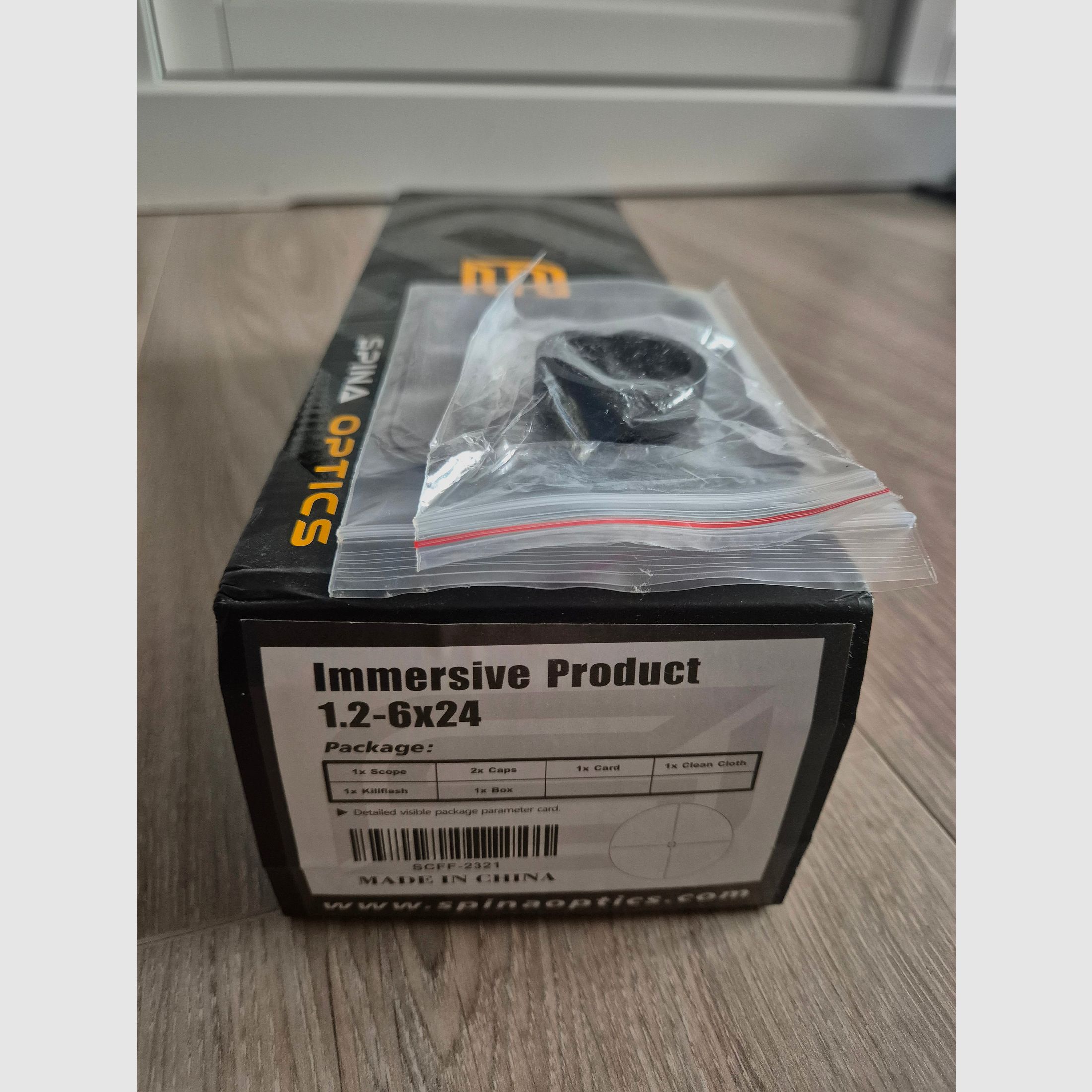 Telescopio de mira Spina Optics 1.2-6x24