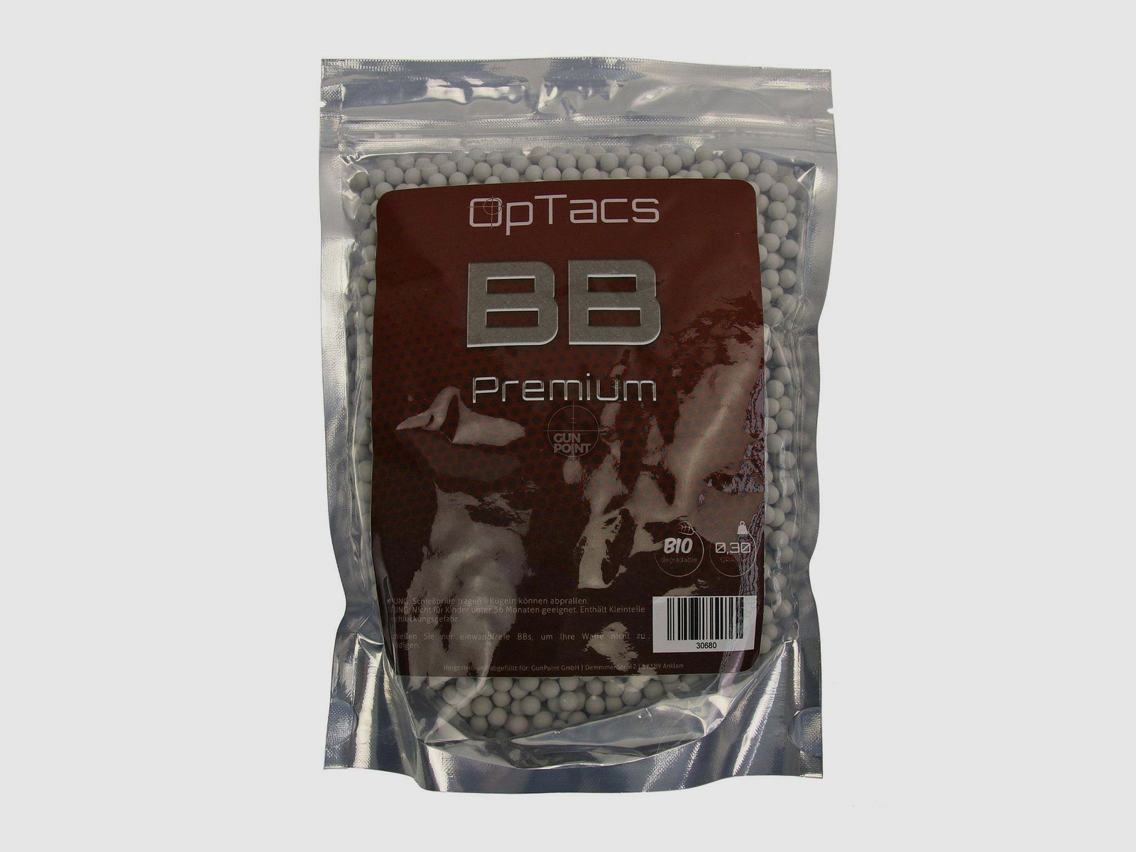 Softair - Pallini OpTacs Premium BIO BBs 0,30 g 3000 pz.