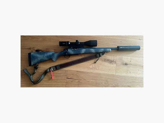 BERGARA B14 WILDERNESS RIDGE 18“ .308 Win mit Bettung, ZF, Schalldämpfer und Zubehör