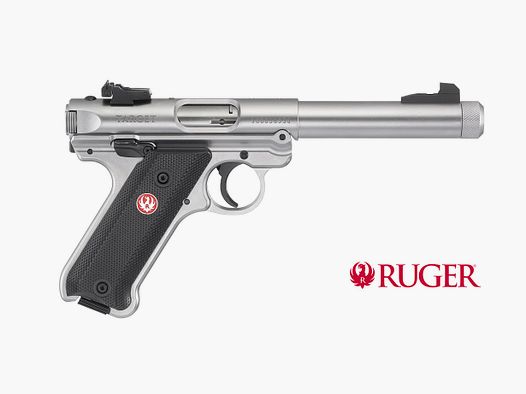 Ruger Mark IV Target ze stali nierdzewnej, kaliber .22lr || Pistolet
