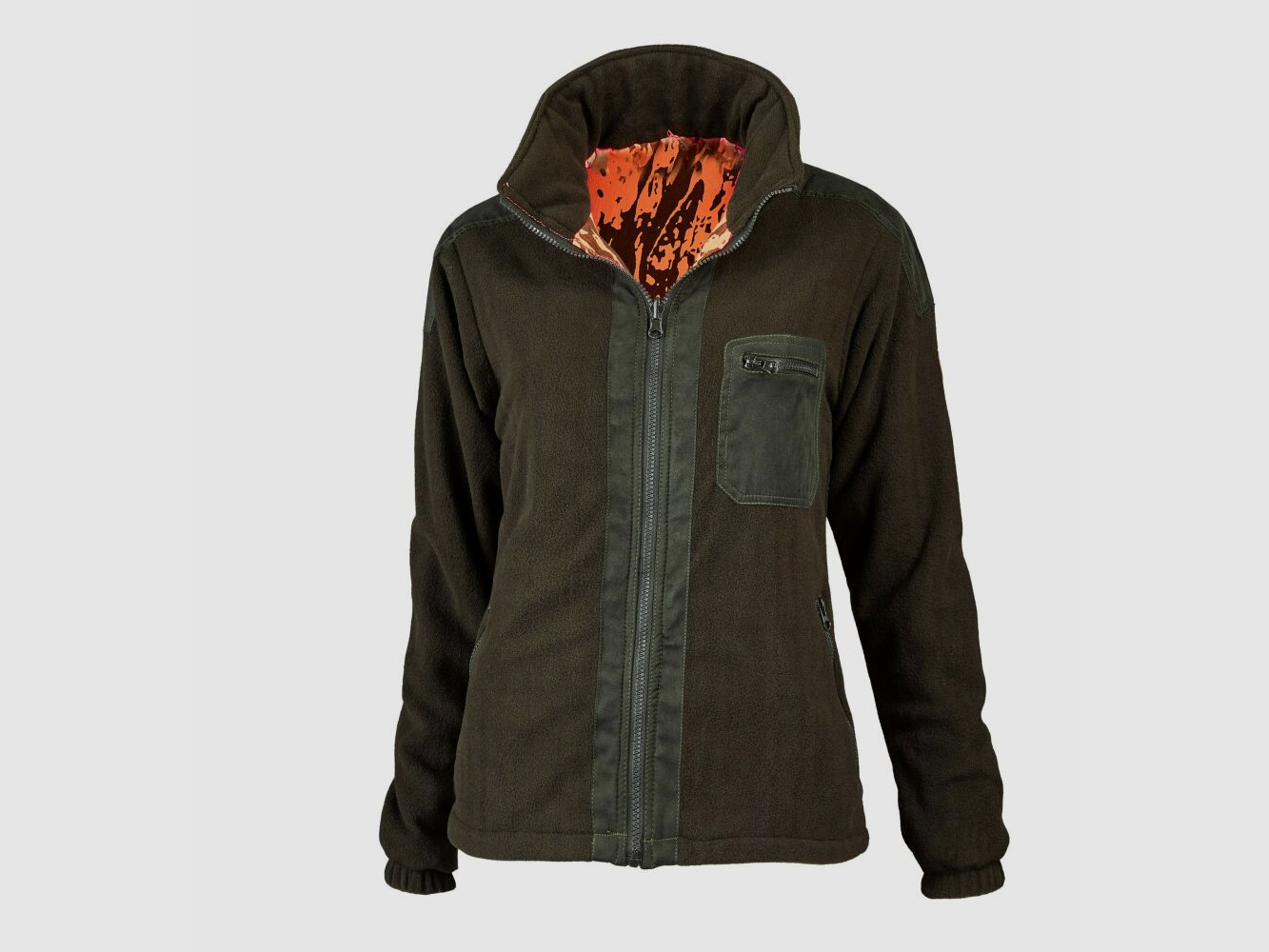Veste réversible en polaire pour femmes Hubertus