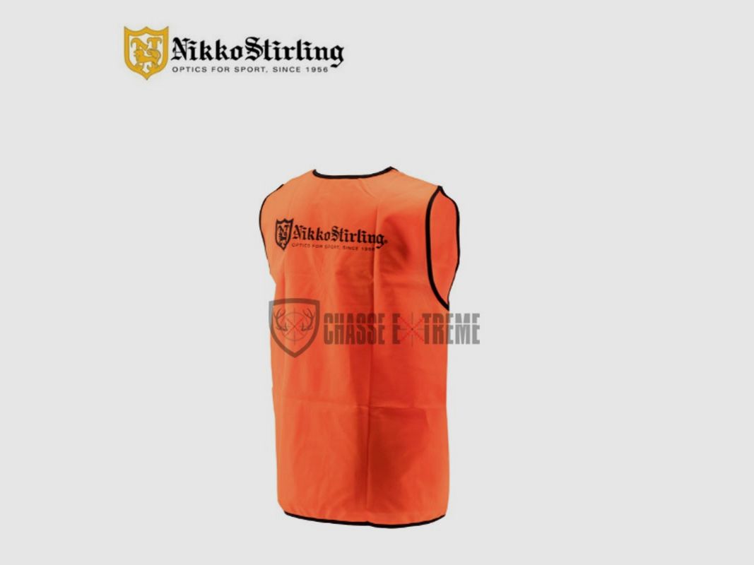 Gilet de Battue NIKKO STIRLING Orange Fluo, image 2 sur 2
